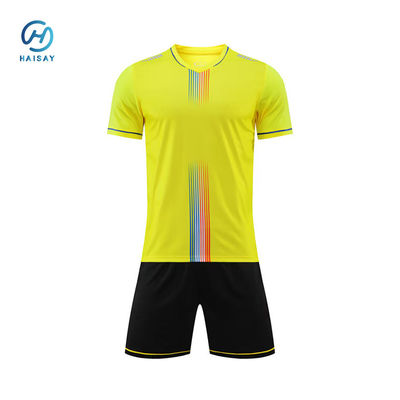 Quick Dry Material Custom Team Jersey Machine Washable Straight Hem V Collar/Round Collar